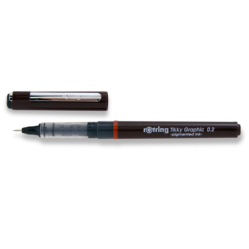 Rotring Tikky Graphic Felt-Tip Pen .20 Black