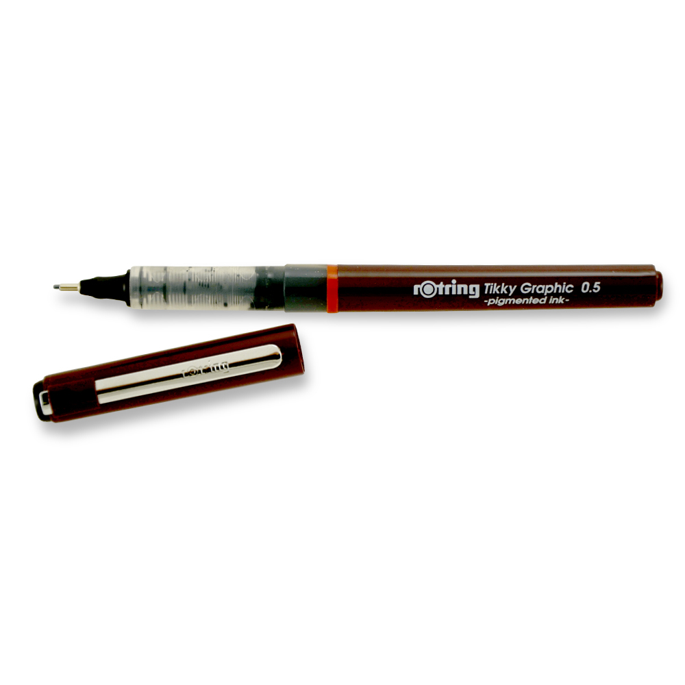 Rotring Tikky Graphic Felt-Tip Pen .50 Black