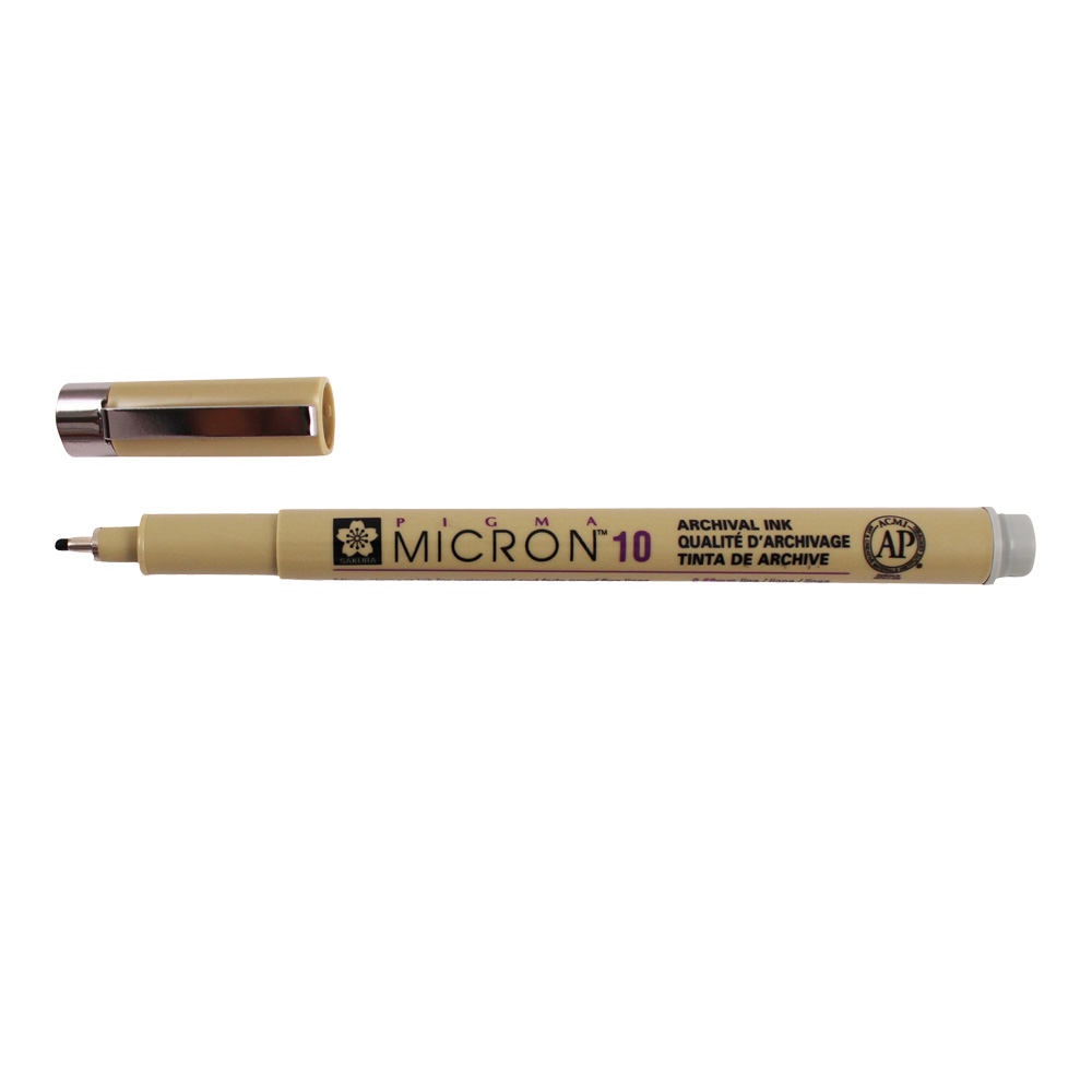 Pigma Micron Pen 10 Light Cool Gray .6mm