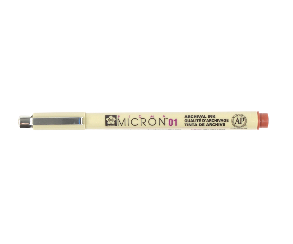Pigma Micron Pen 01 Brown .25mm