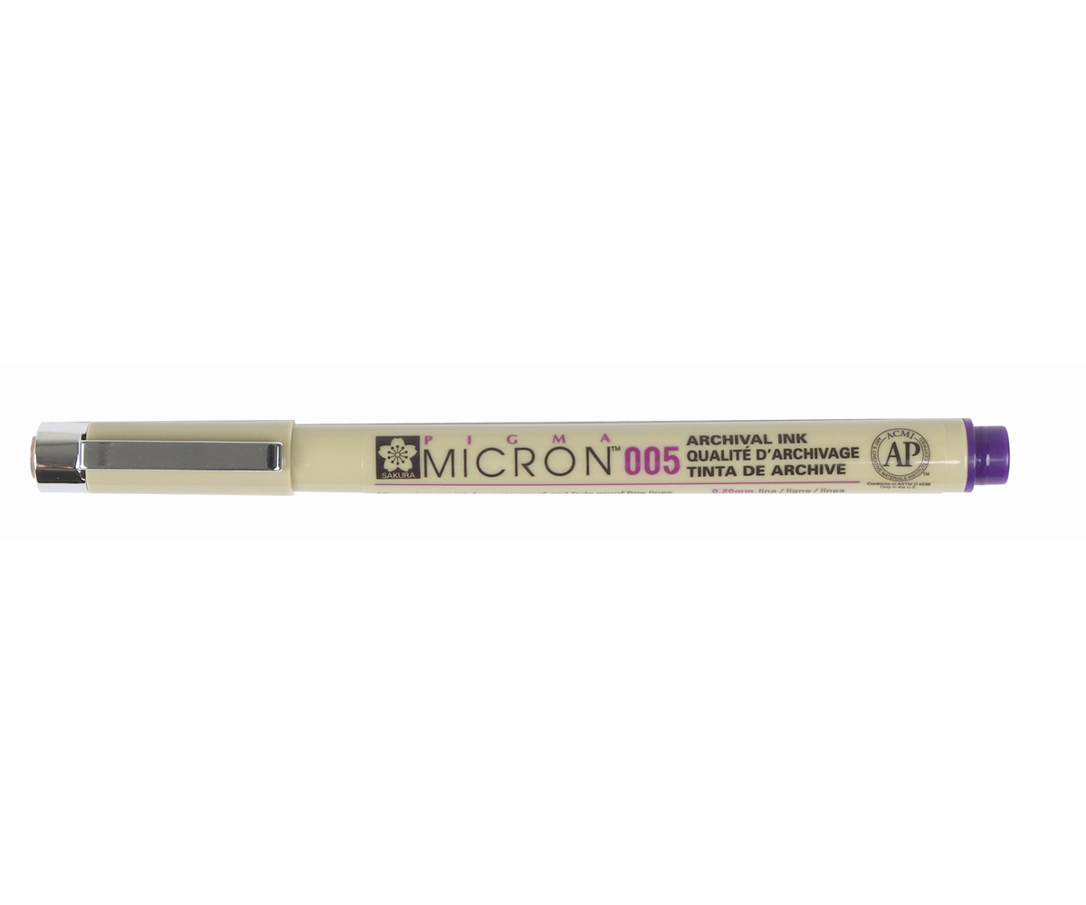 Pigma Micron Pen 005 Purple .20mm