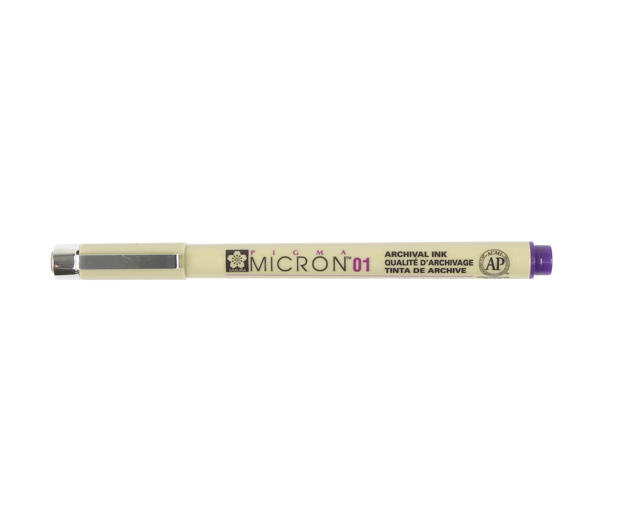 Pigma Micron Pen 01 Purple .25mm