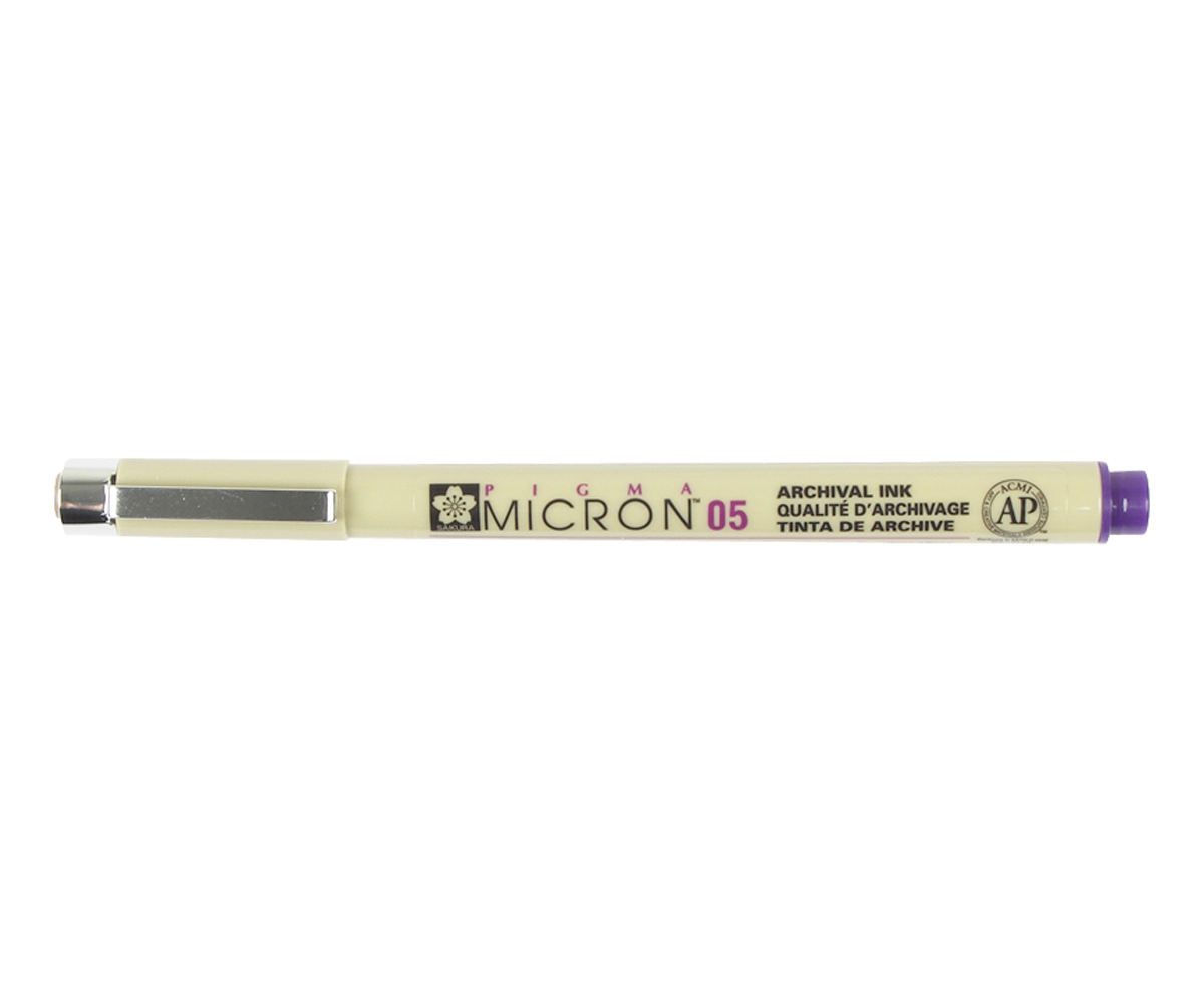 Pigma Micron Pen 05 Purple .45mm