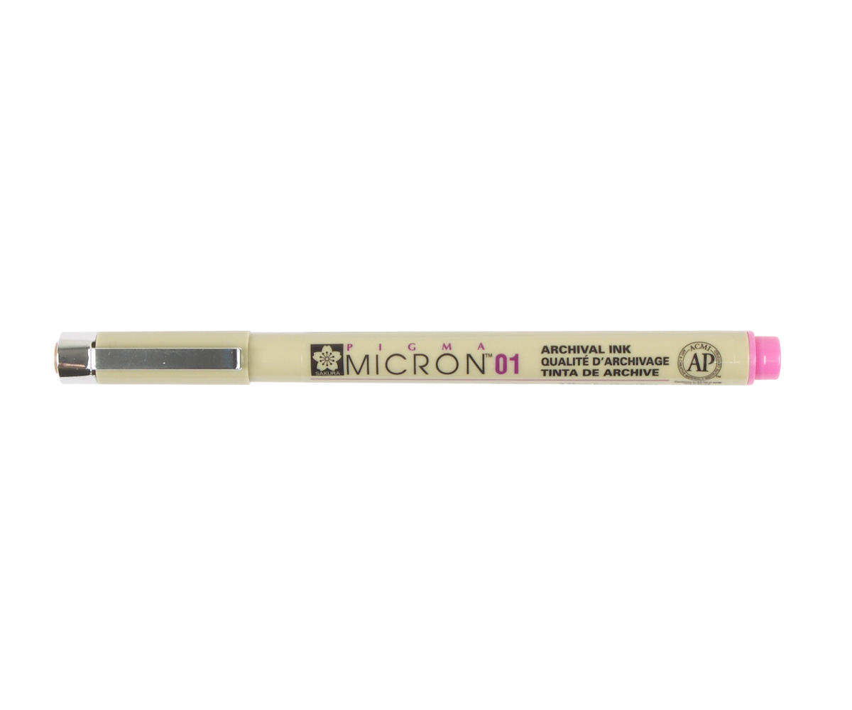 Pigma Micron Pen 01 Rose .25mm