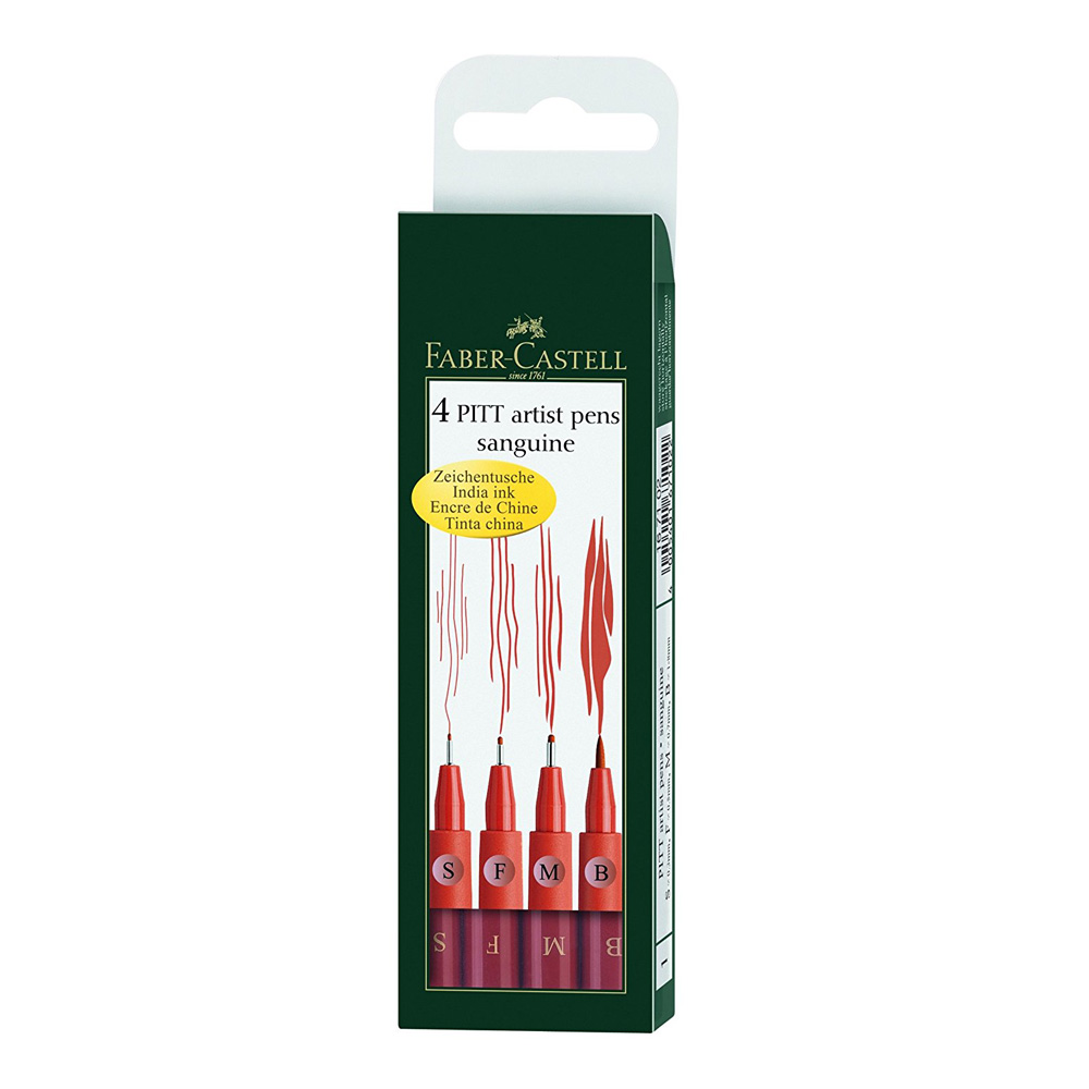 Pitt Pen Set/4 Sanguine S F M B FC167102