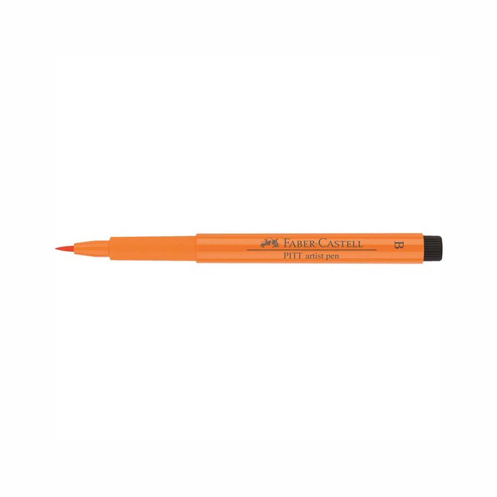 Pitt Artist Pen Brush Tip Orange Glaze