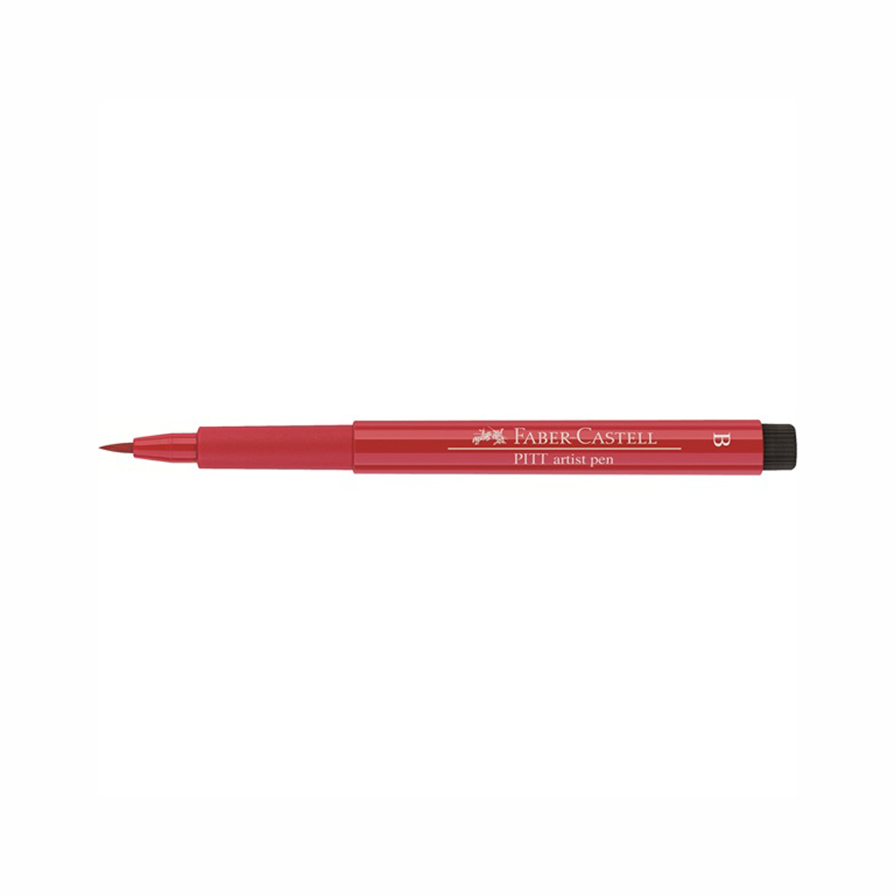 Pitt Artist Pen Brush Tip Deep Scarlet Red