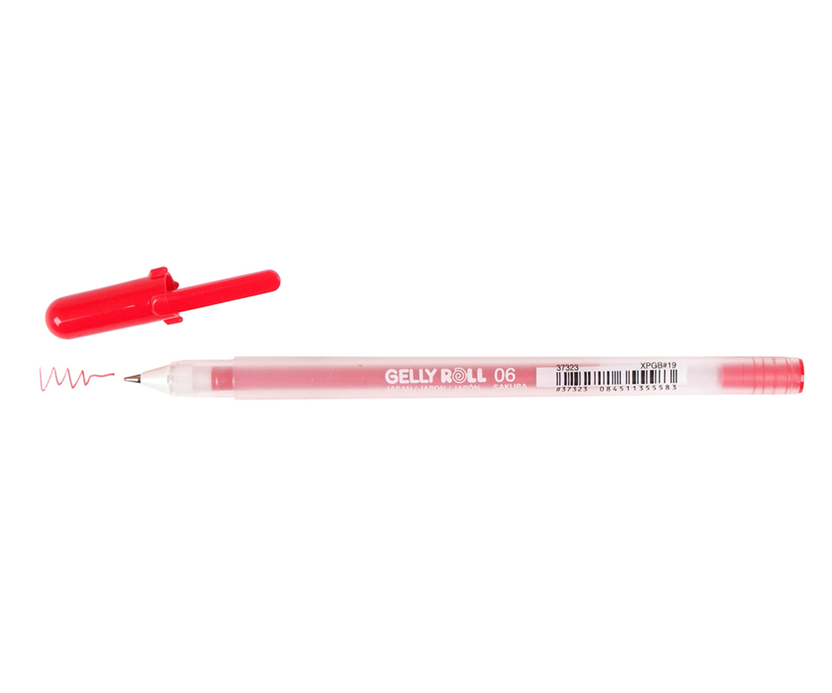 Gelly Roll Pen Fine Red