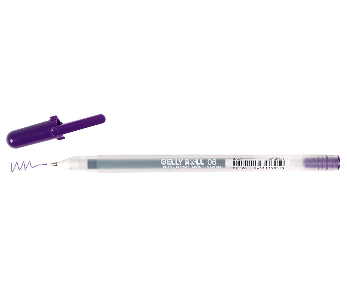 Gelly Roll Pen Fine Purple