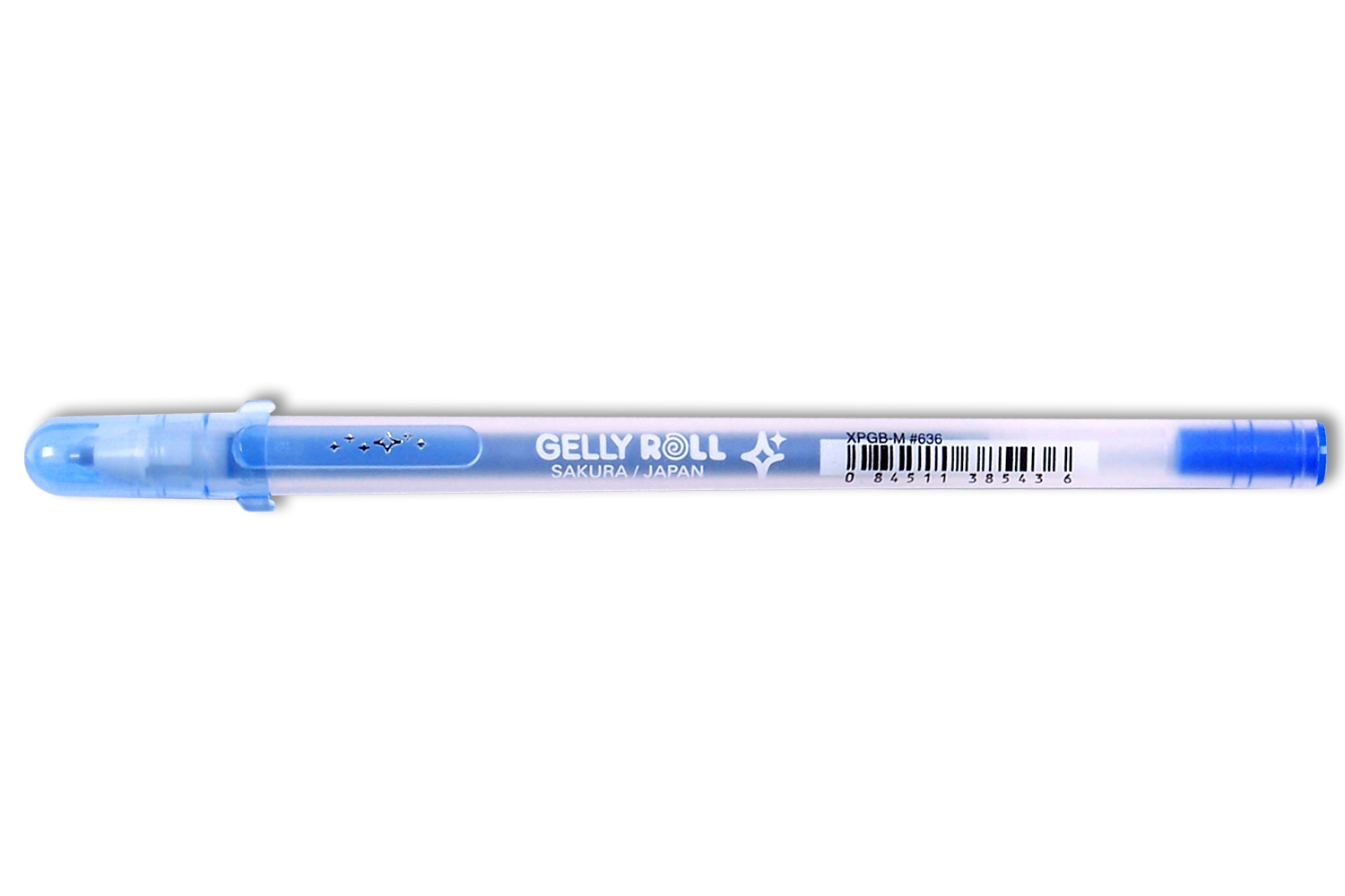 Gelly Roll Pen Silver Shadow Blue