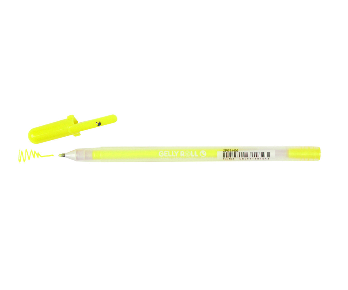 Gelly Roll Pen Moonlight Fluorescent Yellow