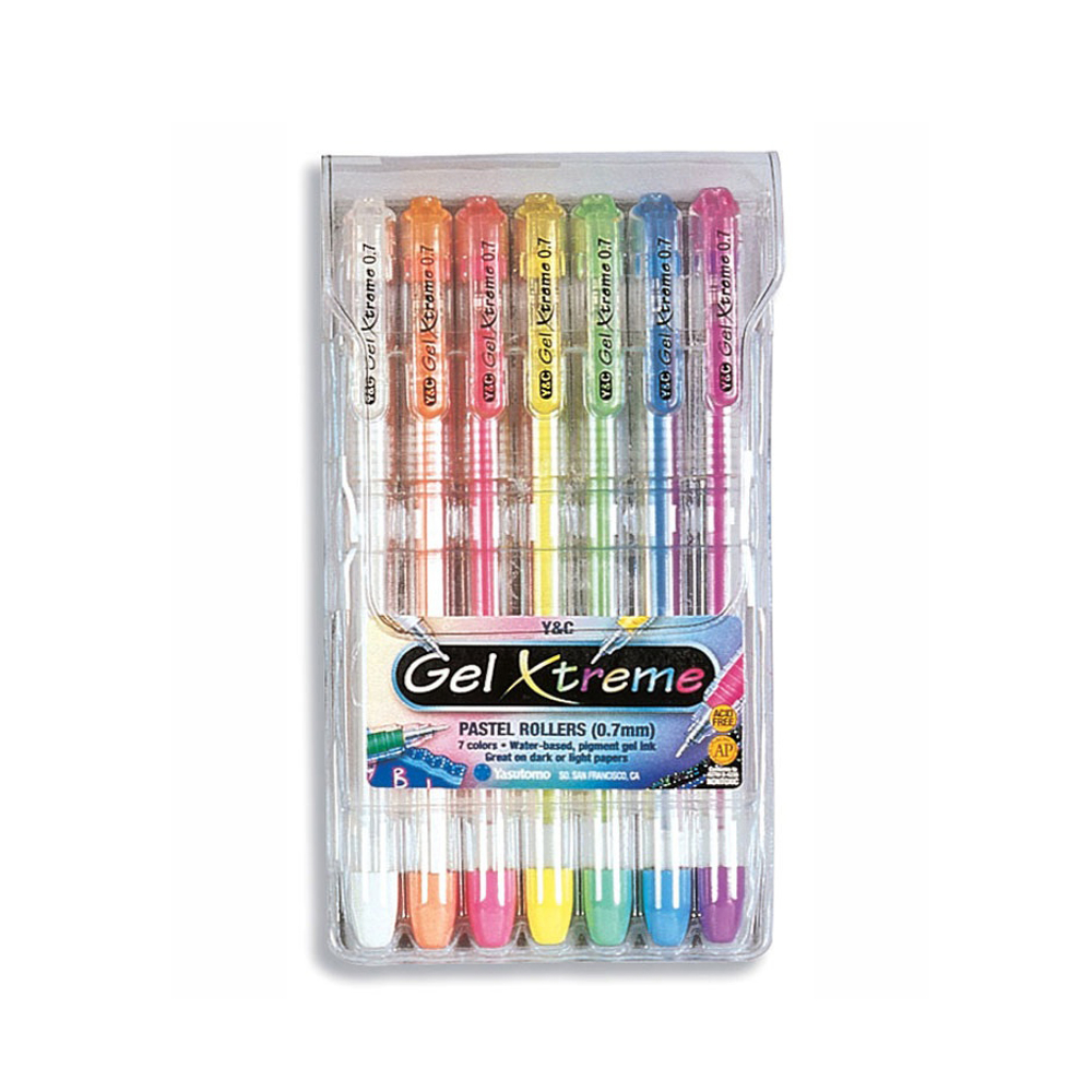 Gel Xtreme Pastel Pens 7 Color Set