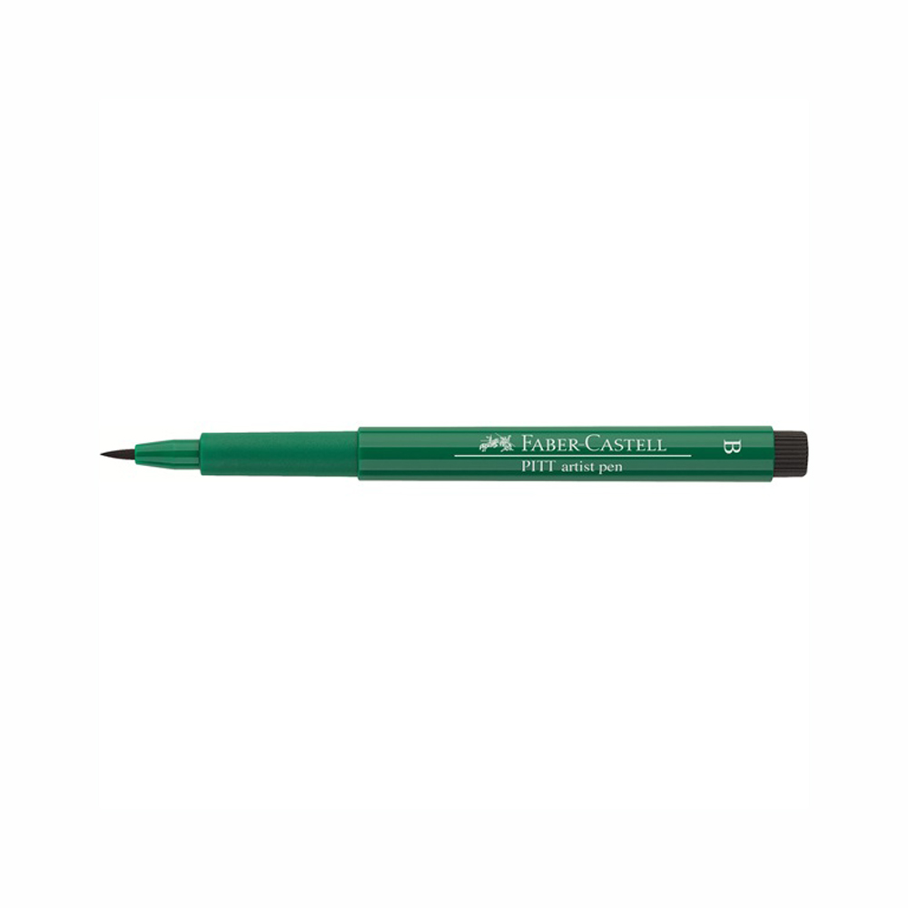 Pitt Artist Pen Brush Tip Dark Phthalo Green