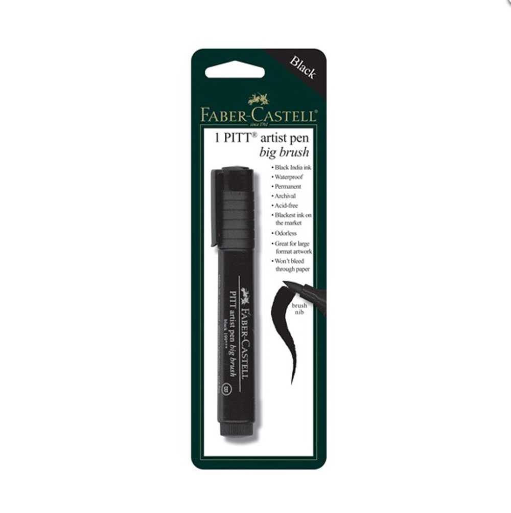 Pitt Artist Pen Black Big Brush B/C