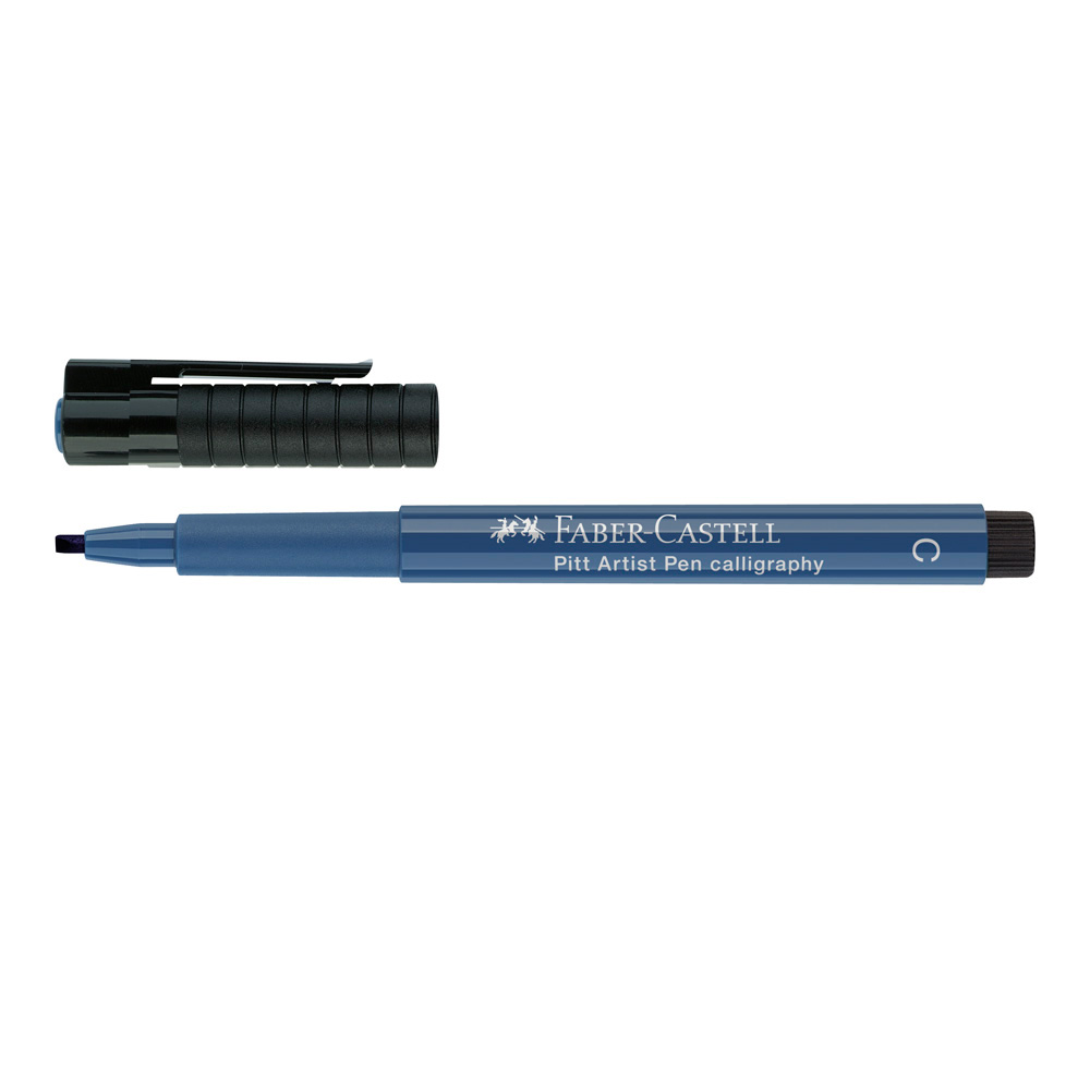 Pitt Artist Pen 2.5mm Calligraphy Indan Blue