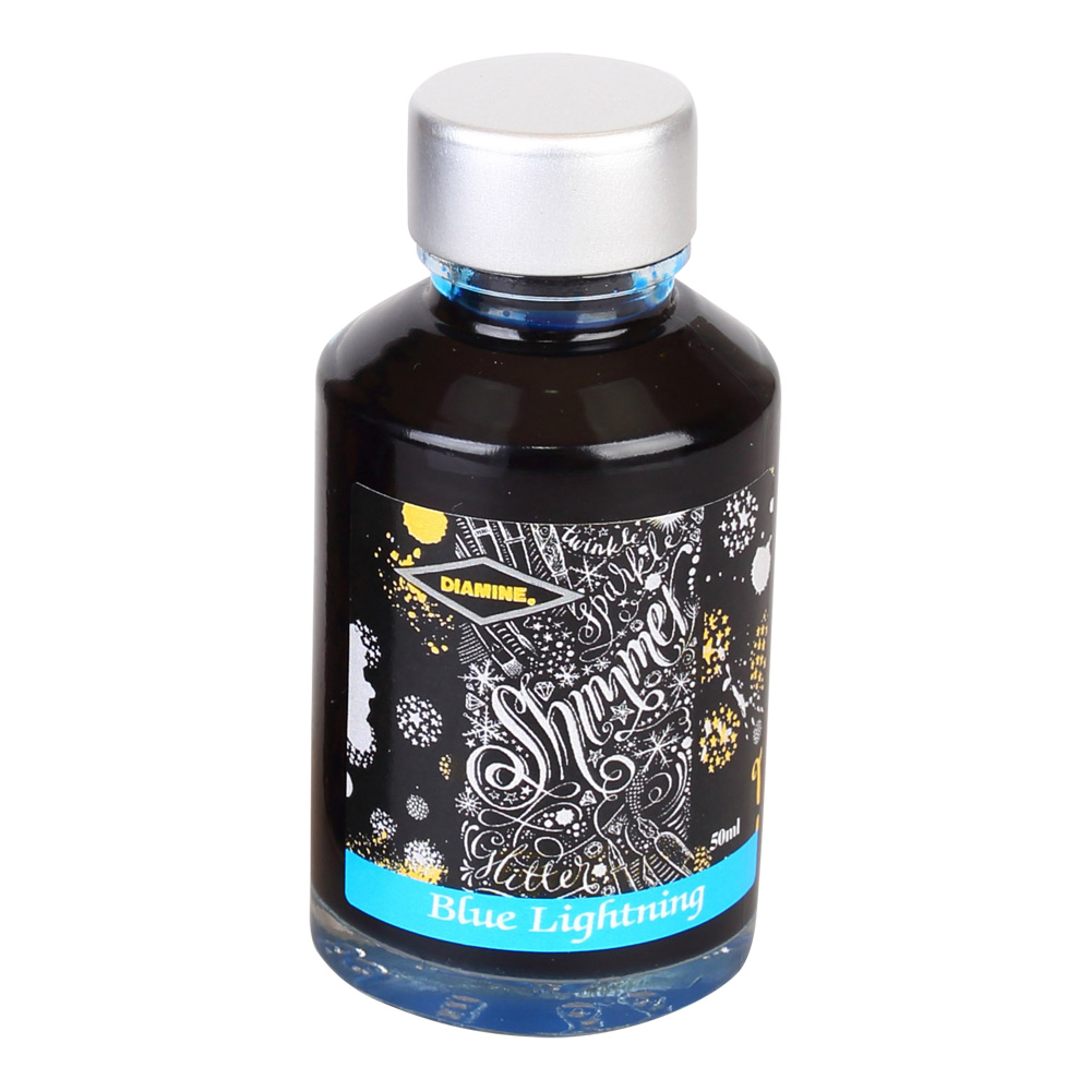 Diamine 50ml Shimmer Ink Blue Lightning