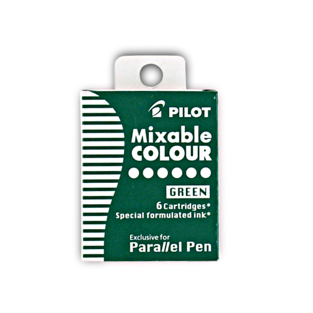 Pilot Parallel Pen Refill Green 6 Pack