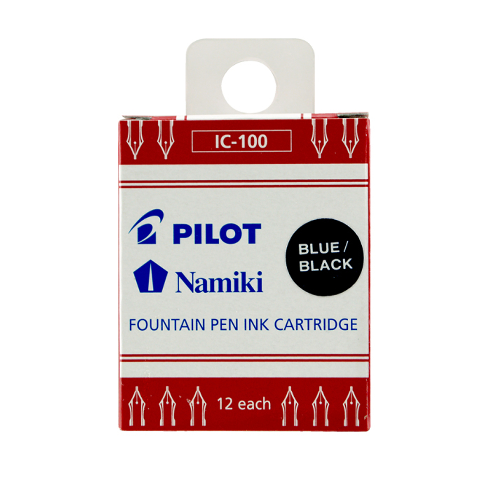 Pilot Namiki Ink Refill Blue/Black 12Pk