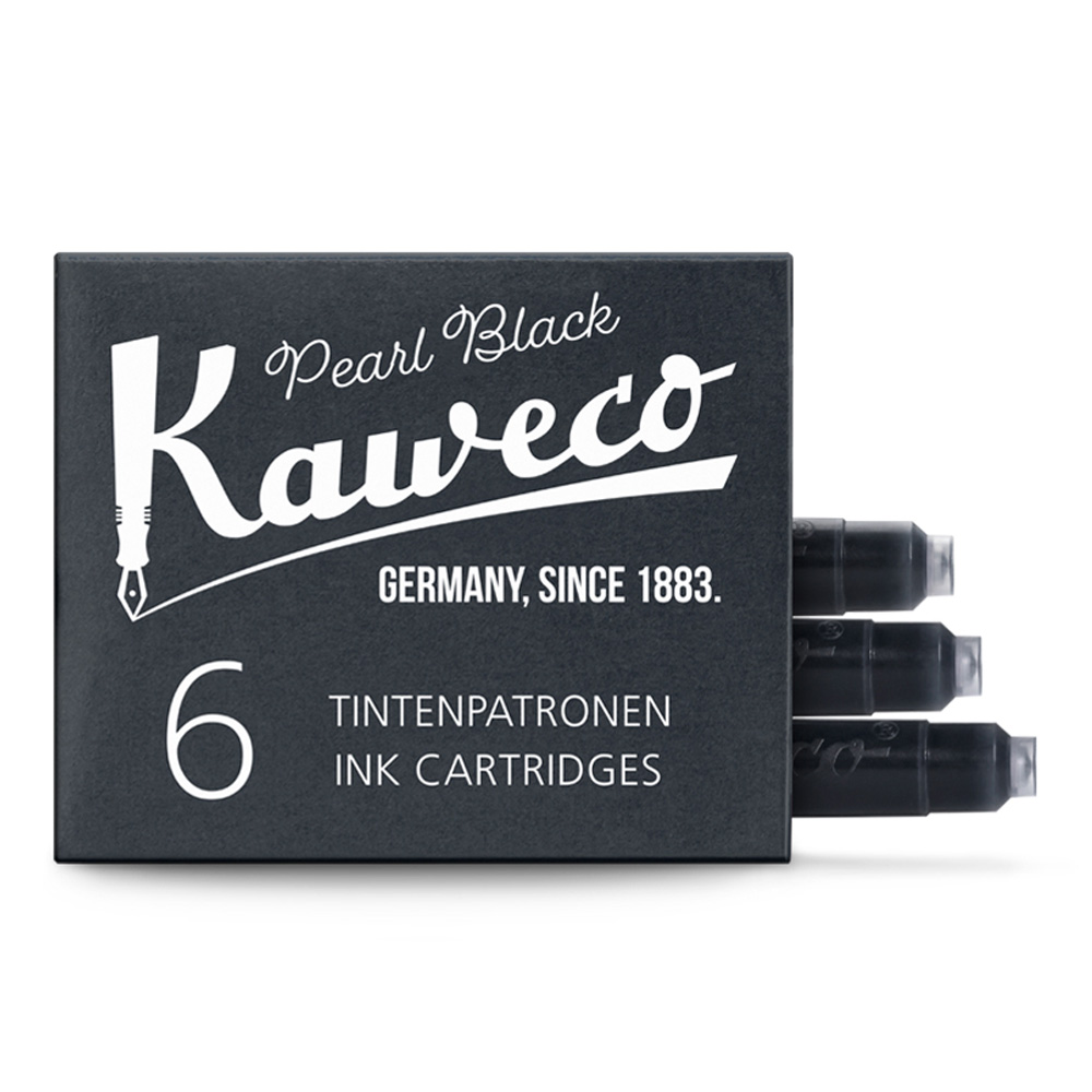 Kaweco Ink Cartridge Box of 6 Black