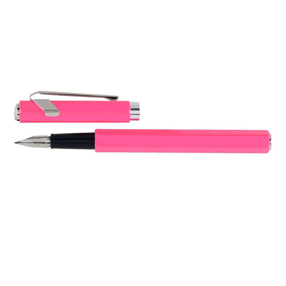 849 Fountain Pen Fluorescent Pink Nib F