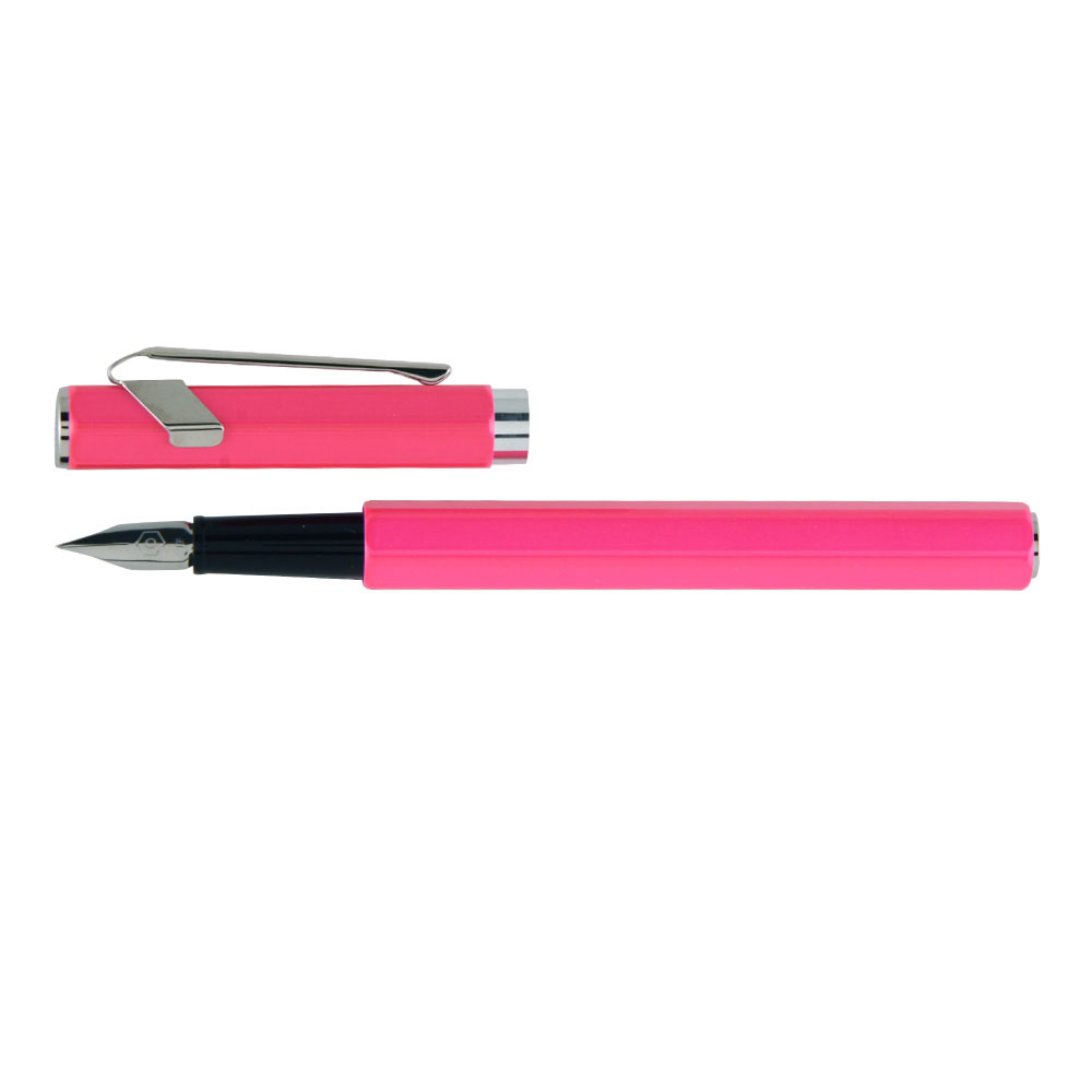849 Fountain Pen Fluorescent Pink Nib EF