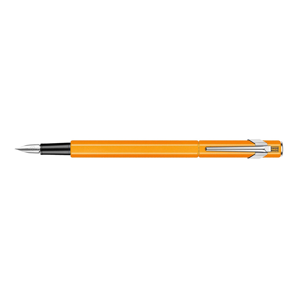 849 Fountain Pen Fluorescent Orange Nib EF