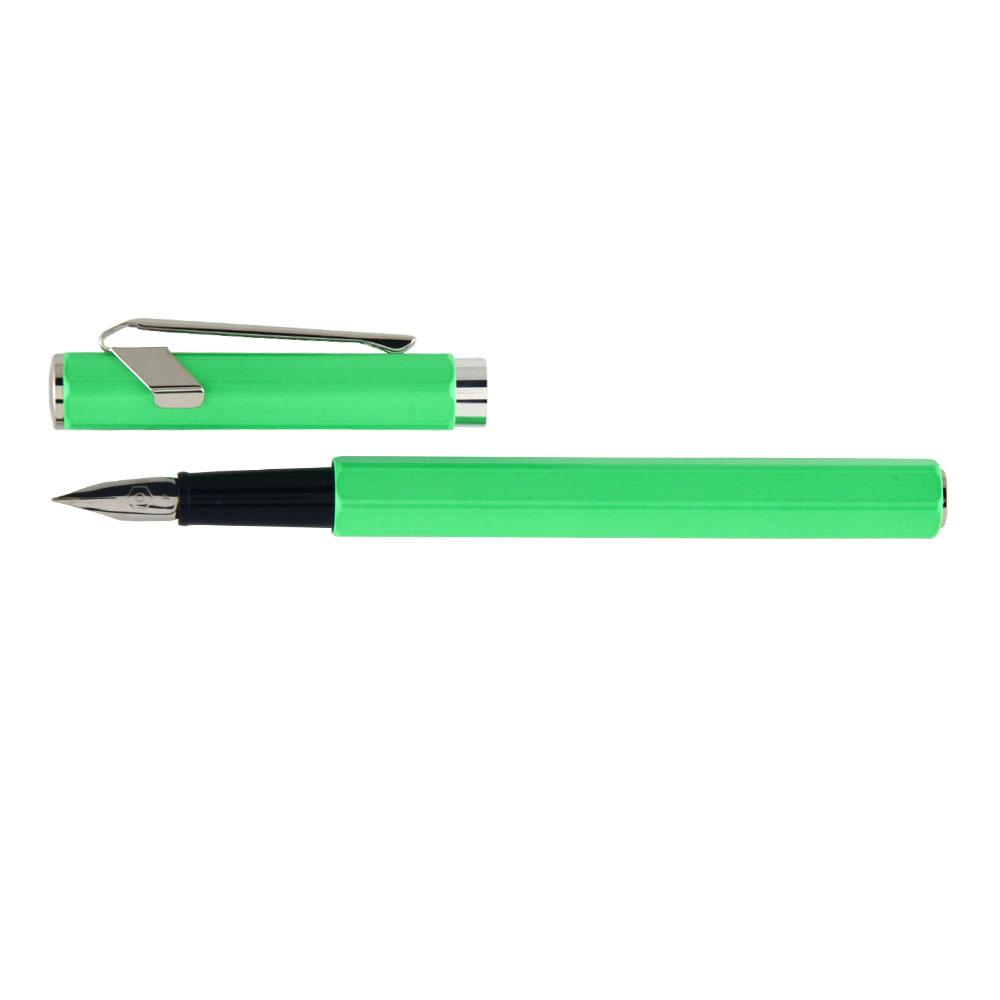 849 Fountain Pen Fluorescent Green Nib F