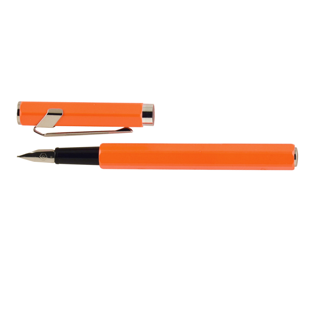 849 Fountain Pen Fluorescent Orange Nib B