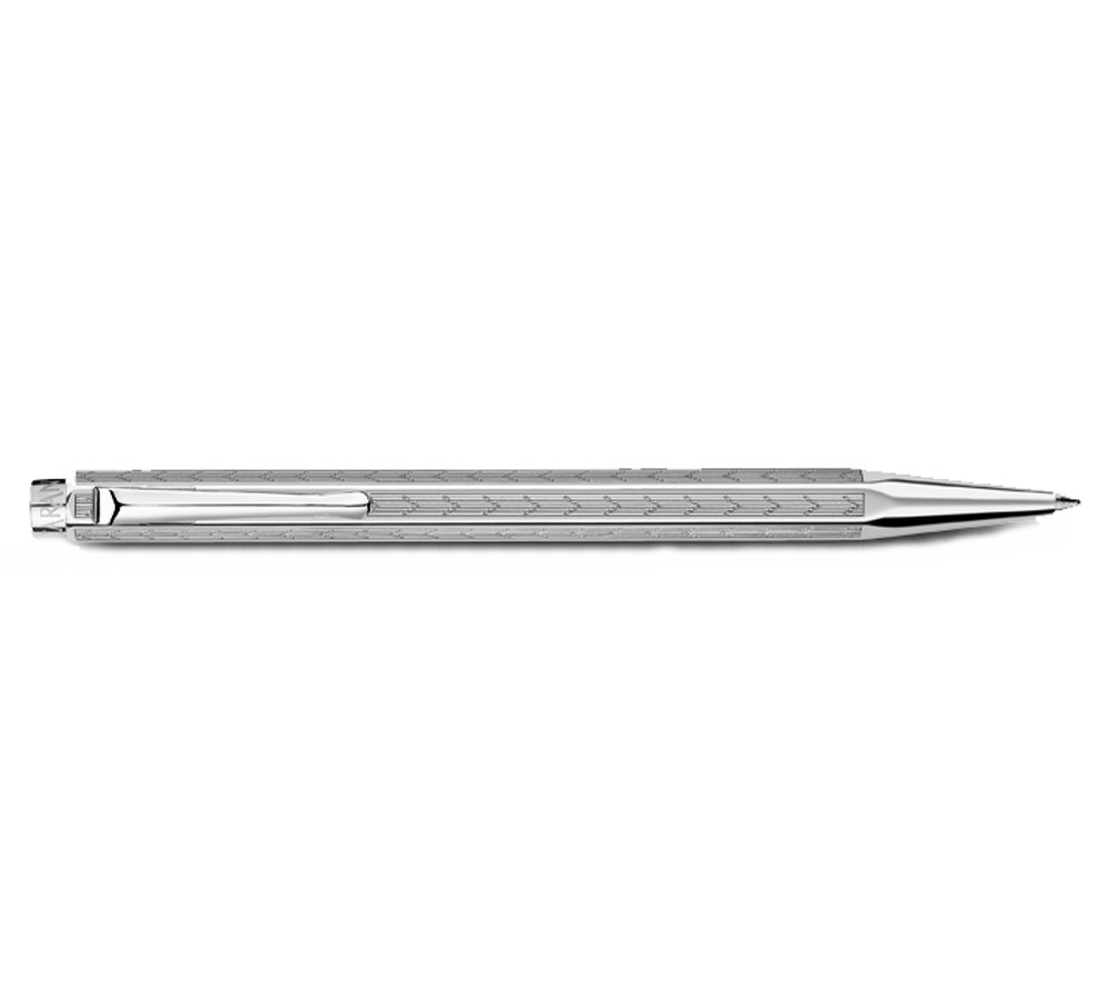 Ecridor Palladium Chevron Ballpoint Pen