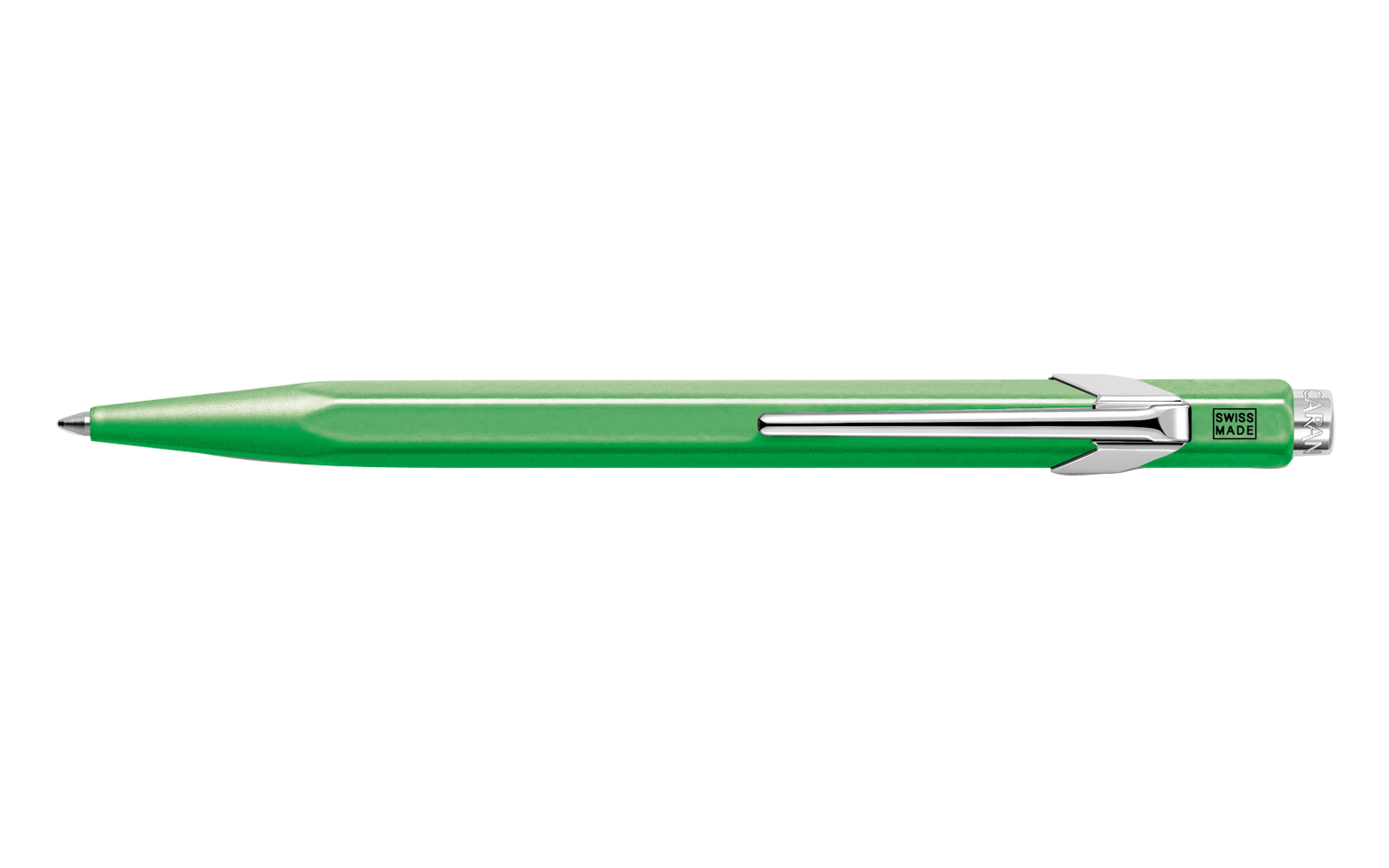 849 Ballpoint Pen Metal Fluorescent Green