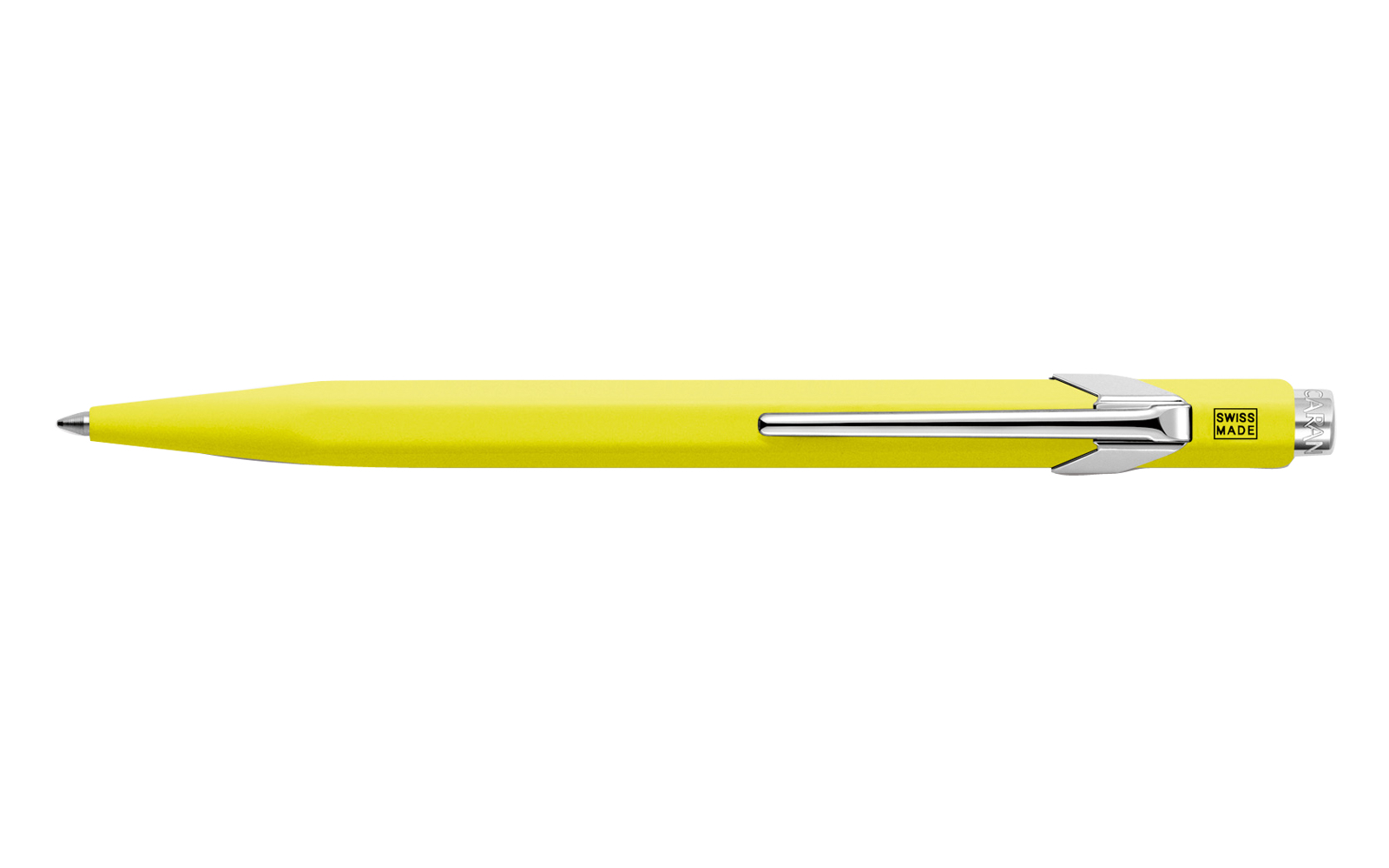 849 Ballpoint Pen Metal Fluorescent Yellow