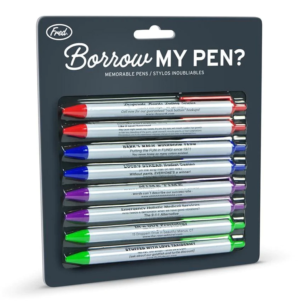 Fred Borrow My Pen? 8 Pack