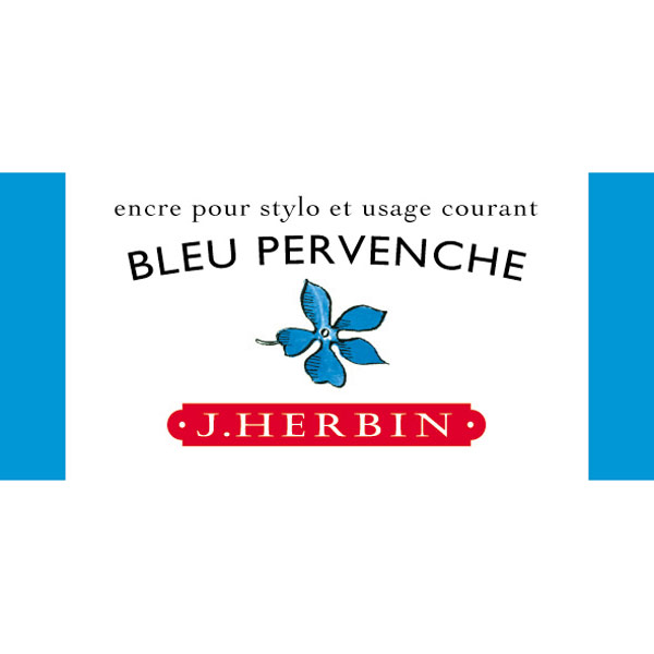 J. Herbin Fountn Pen Ink 30Ml Bleu Pervenche