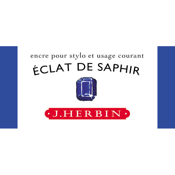 J. Herbin Fountn Pen Ink 30Ml Eclat De Saphir