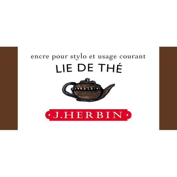 J. Herbin Fountain Pen Ink 30Ml Lie De The