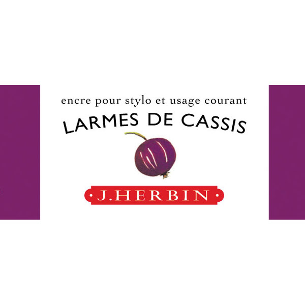 J. Herbin Fountn Pen Ink 10Ml Larme De Cassis