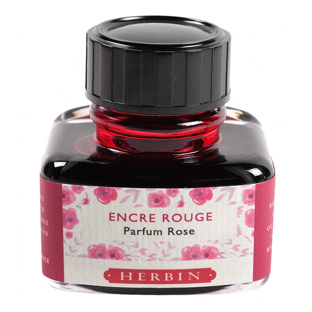 J. Herbin Scented Ink Red/Rose 30Ml