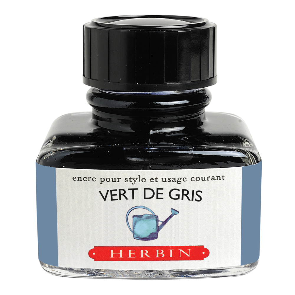 J. Herbin Fountain Pen Ink 30Ml Vert De Gris