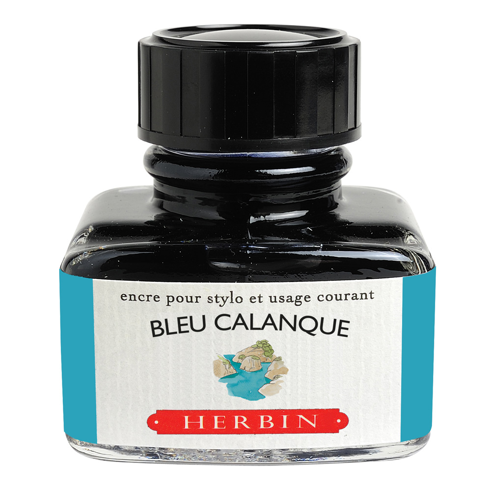 J. Herbin Fountain Pen Ink 30Ml Bleu Calanque