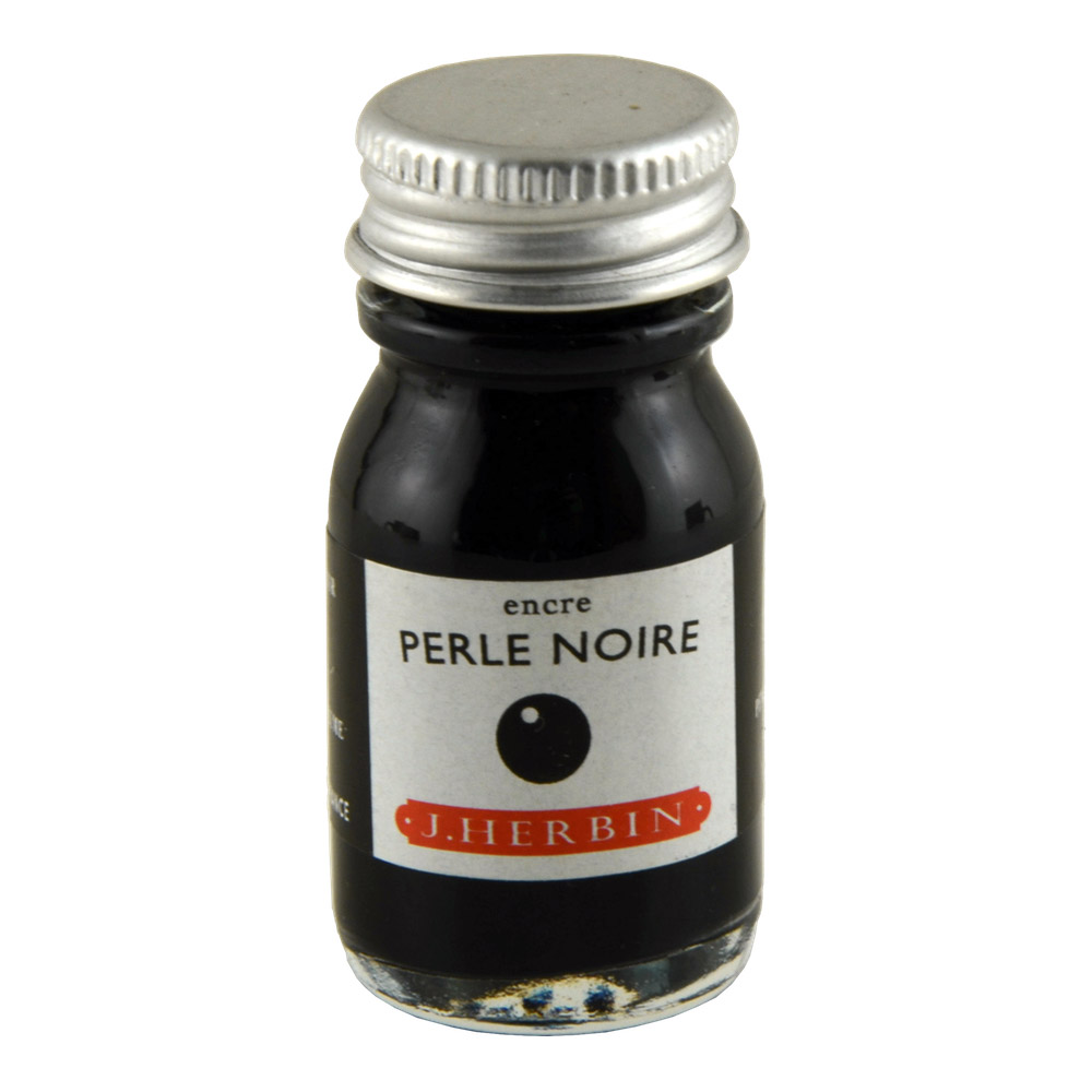 J. Herbin Fountain Pen Ink 10Ml Perle Noire