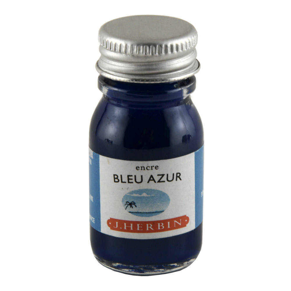 J. Herbin Fountain Pen Ink 10Ml Bleu Azur