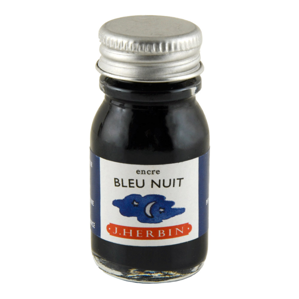 J. Herbin Fountain Pen Ink 10Ml Bleu Nuit