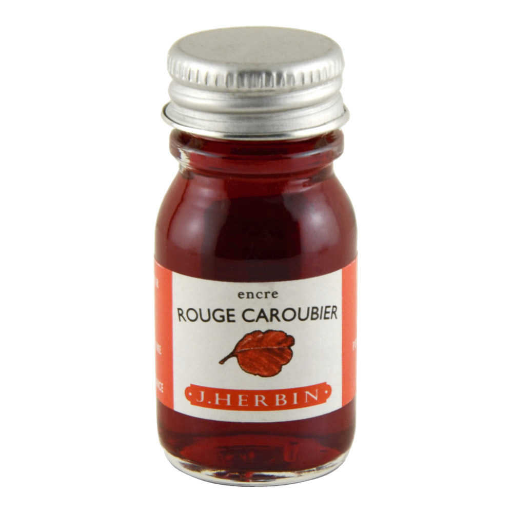 J. Herbin Fountn Pen Ink 10Ml Rouge Caroubier