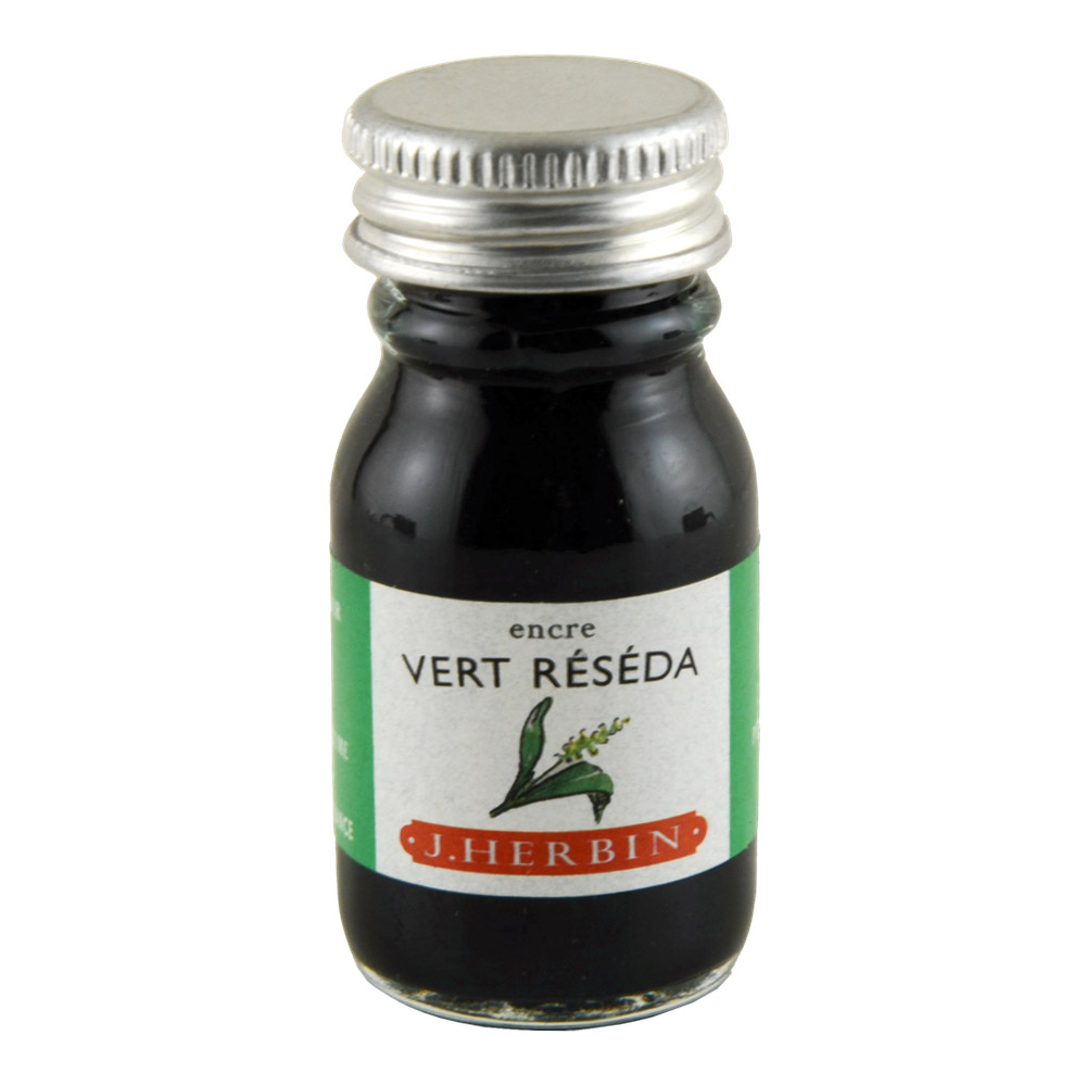 J. Herbin Fountain Pen Ink 10Ml Vert Reseda