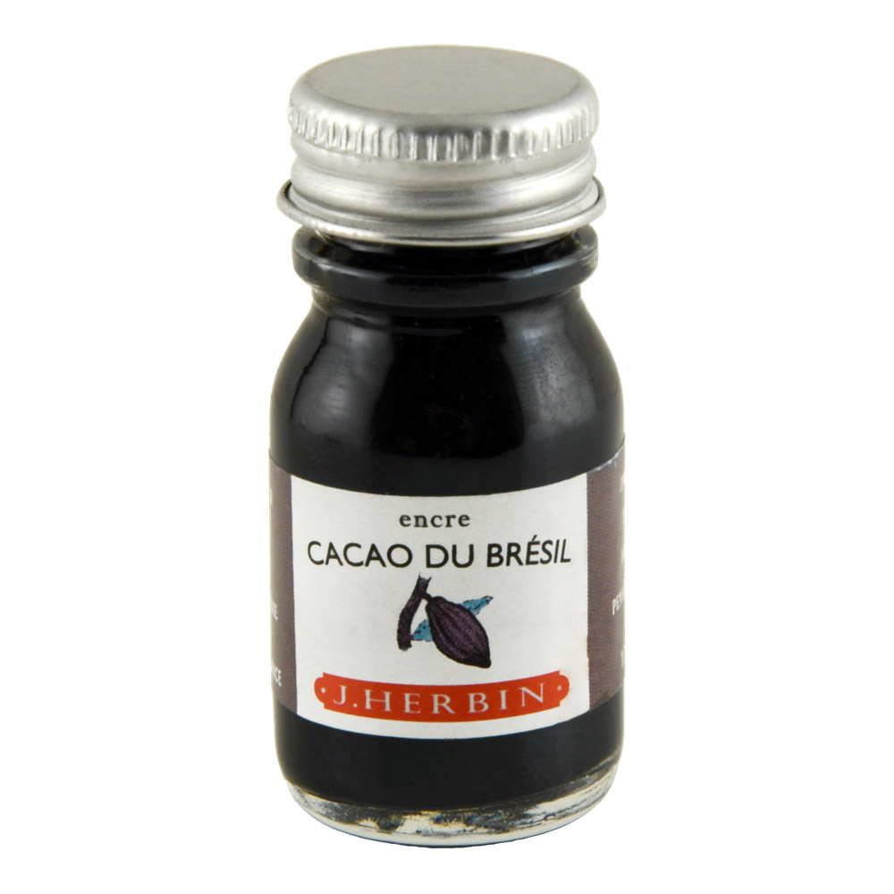 J. Herbin Fountn Pen Ink 10Ml Cacao Du Bresil