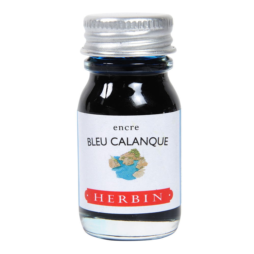 J. Herbin Fountain Pen Ink 10Ml Bleu Calanque
