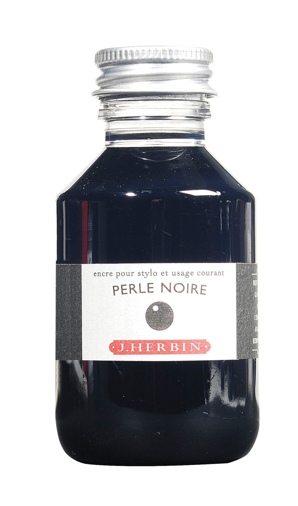 J. Herbin Fountain Pen Ink 100Ml Perle Noire