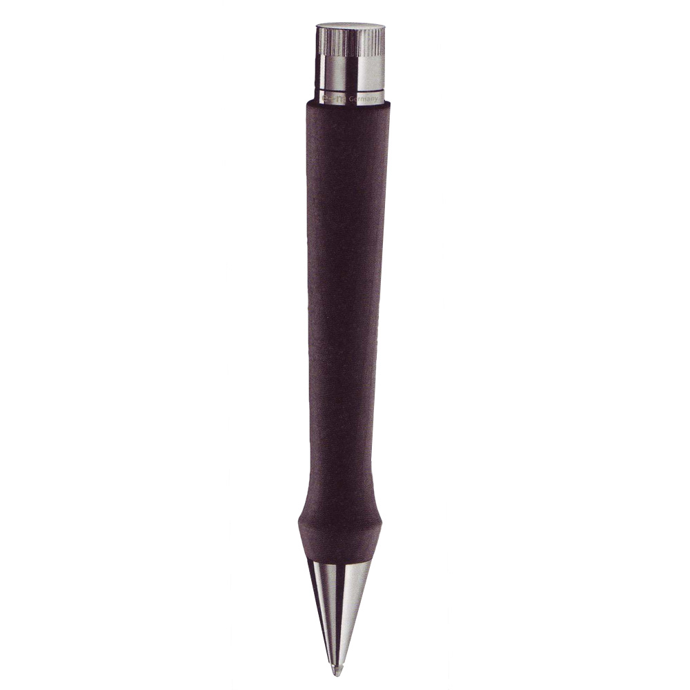 e+m Ballpoint Pen Arrow Black with Nickel