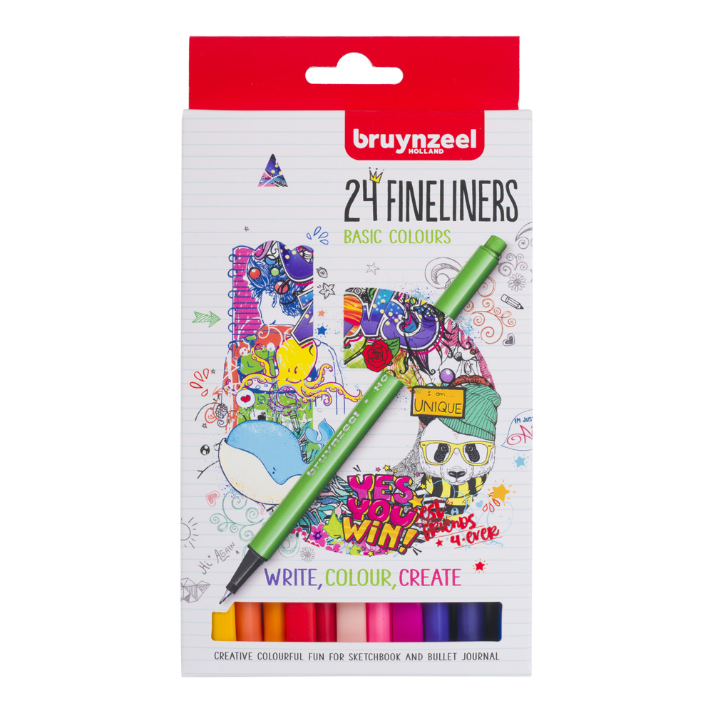 Royal Talens Bruynzeel Fineliner Set of 24