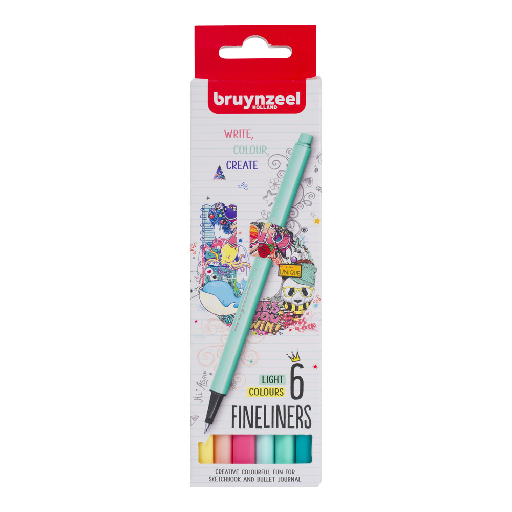 Royal Talens Bruynzeel Fineliner 6 Light